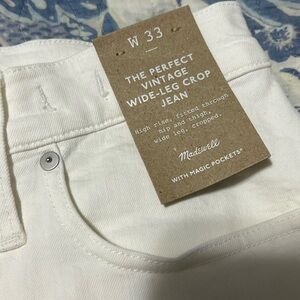 NWT Madewell crop jeans
